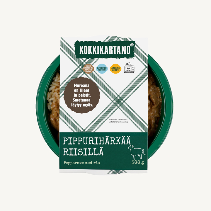 Pippurihärkää riisillä
